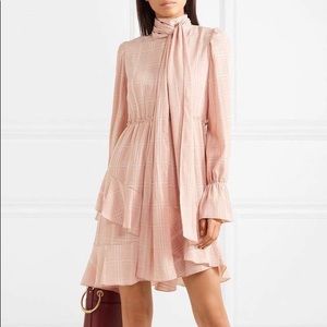 See by Chloe Pink Plaid Dress